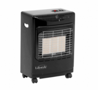 4.2kW Mini Mobile Portable Gas Heater (Black)